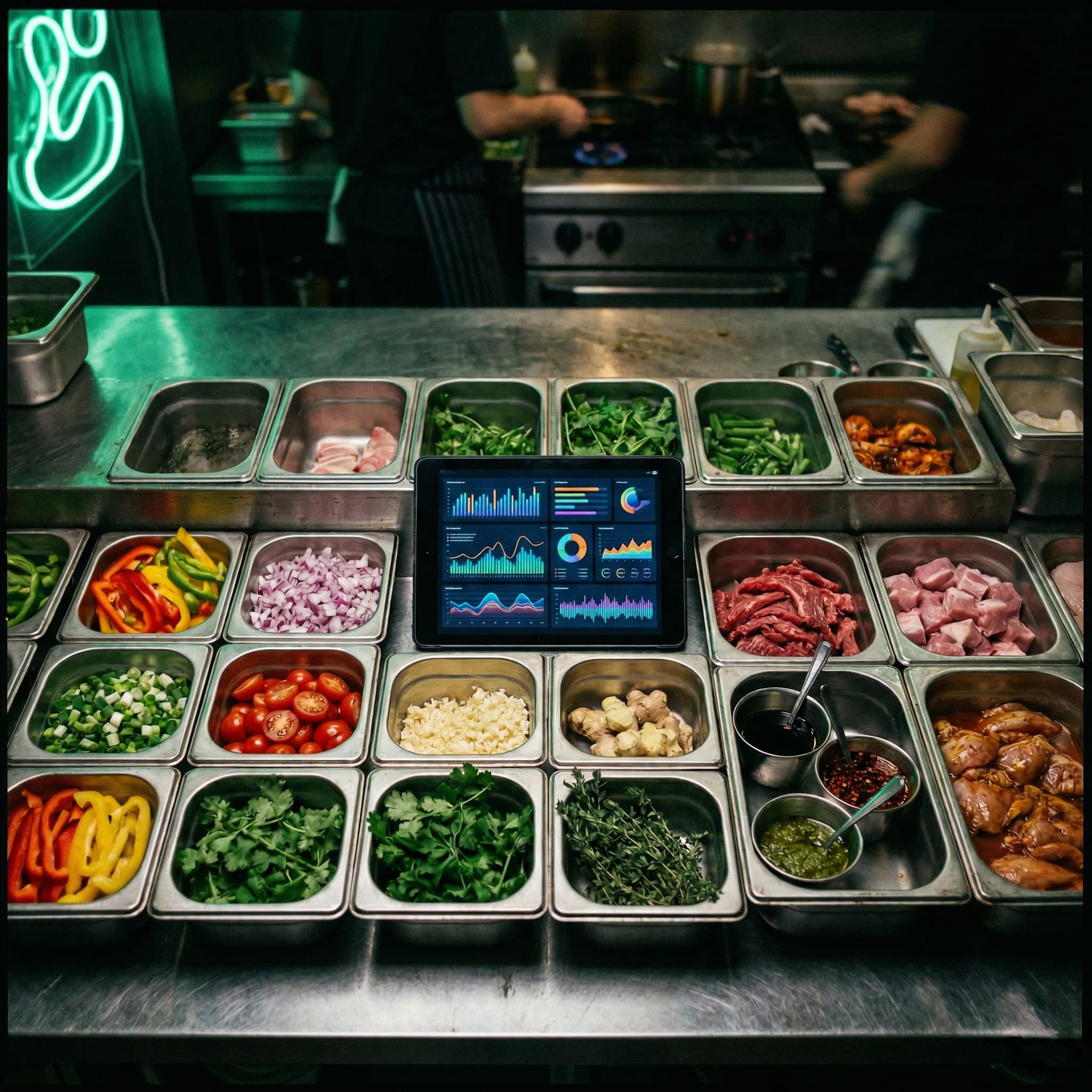 매장 최적화 식자재 공급사 매칭
및 발주 관리